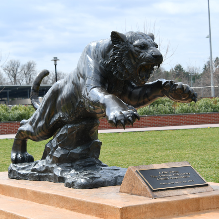 Tiger Statue near Burdick