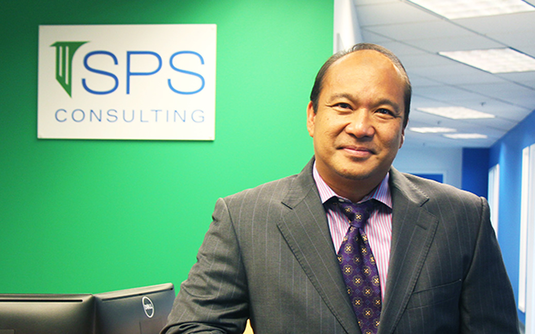 Alumnus Toby Studley at his office in Rockville