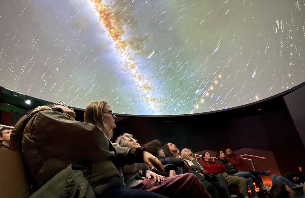 Planetarium showing at TU