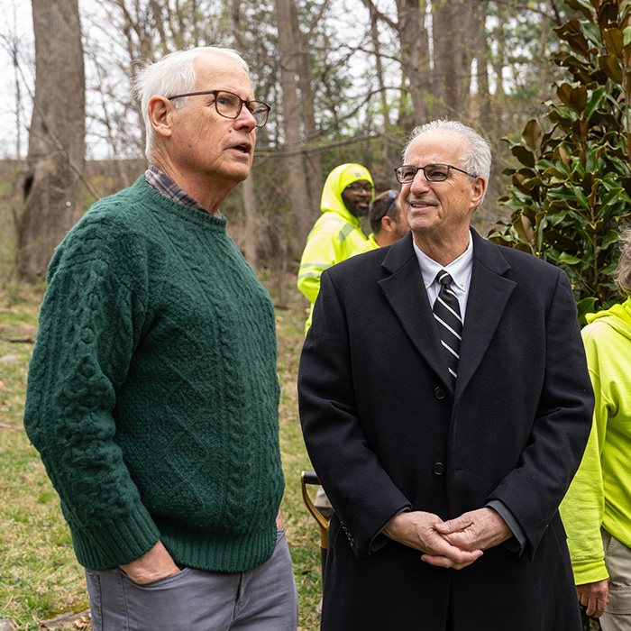 Hull with President Ginsberg