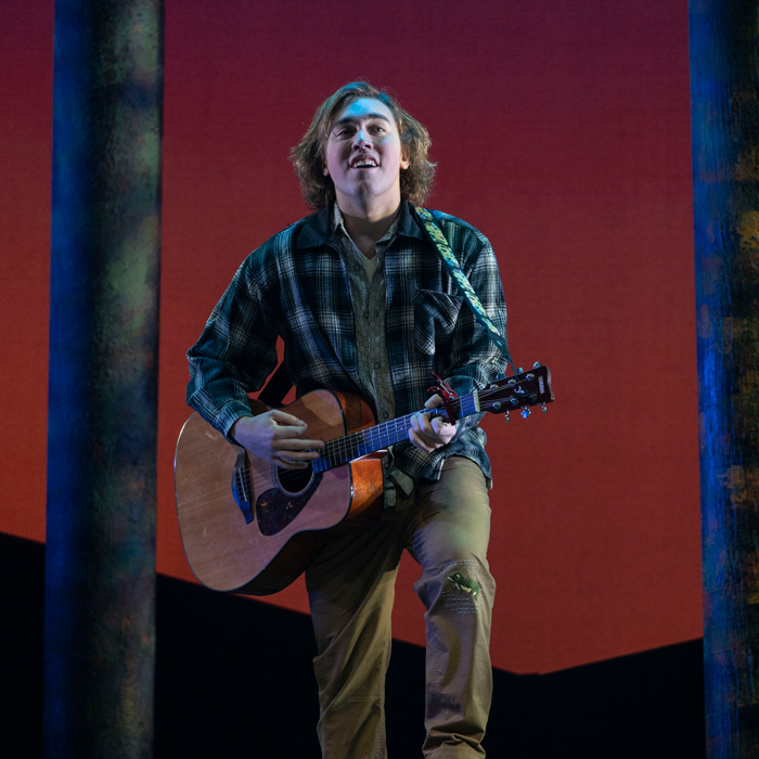 Wilson Seltzer performing in a production of "As You Like It" 
